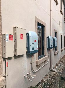 Interconnection of a Solar Installation on a shingle roof in Clearwater, FL