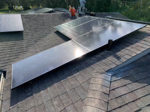 Solar array installed on a shingle roof in Thonotosassa, FL