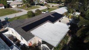 Solar Array of solar installation in Seminole, FL