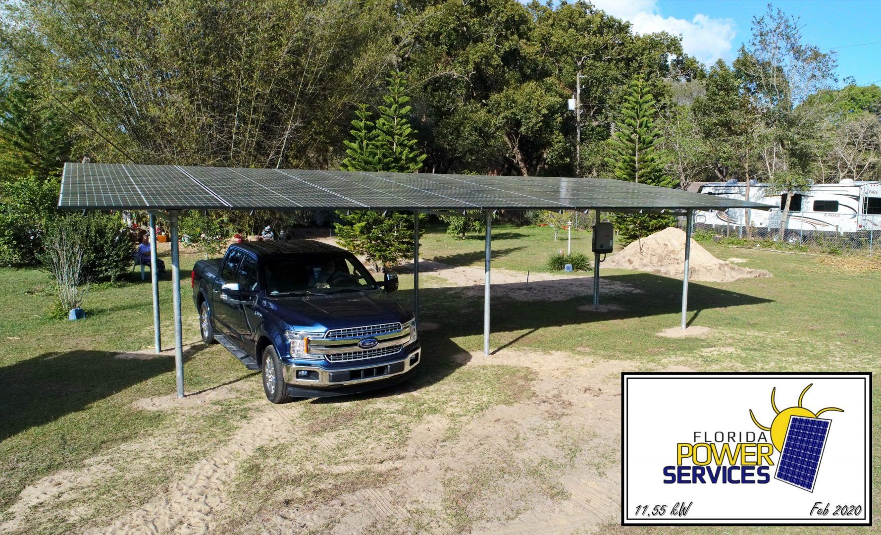 Thonotosassa 11.55 kW Ground Mount Solar System