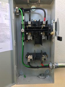 Disconnect wiring of a solar installation in Holmes Beach, FL